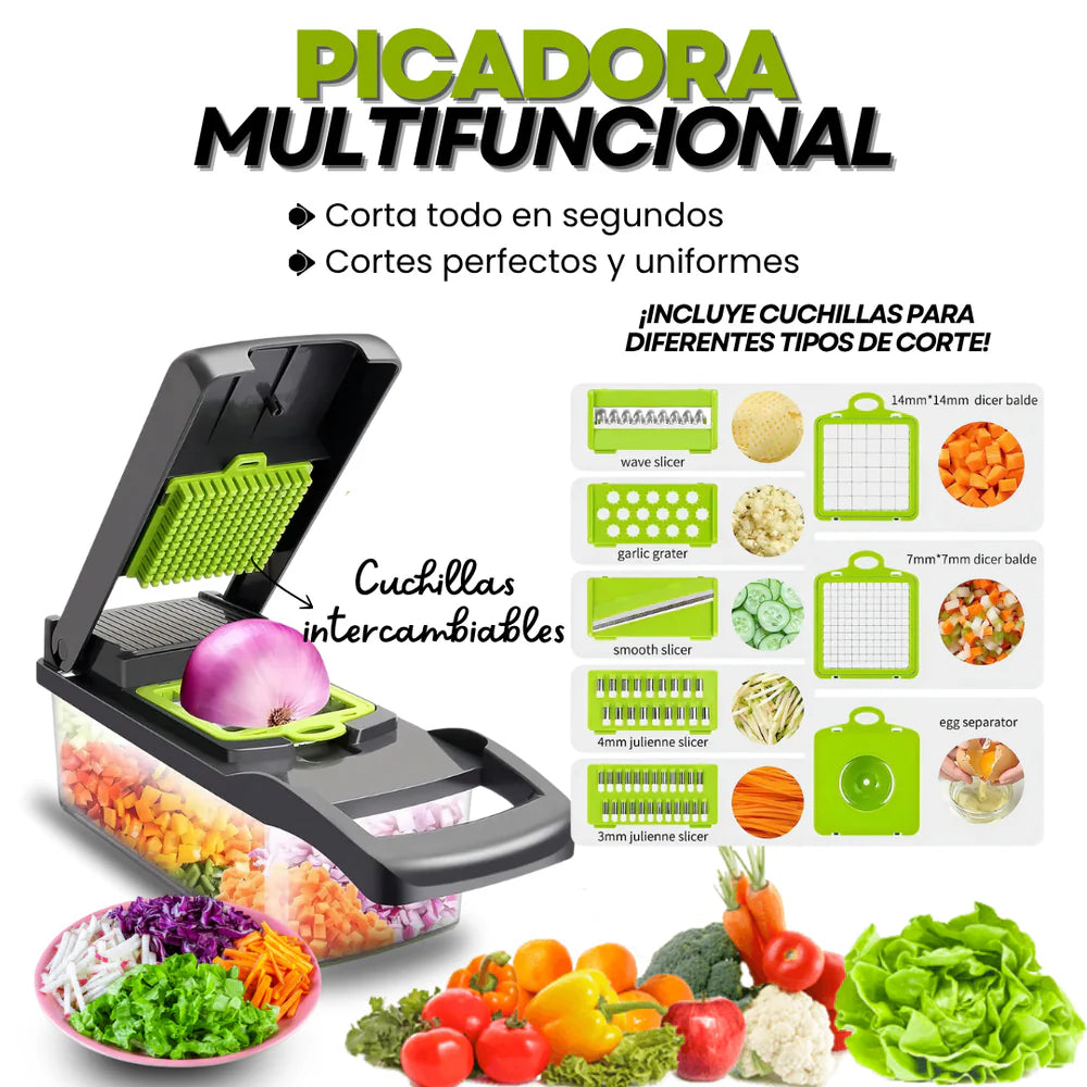 PICADOR MULTIFUNCIONAL ¡corta ,raya y rebana en segundo!✅