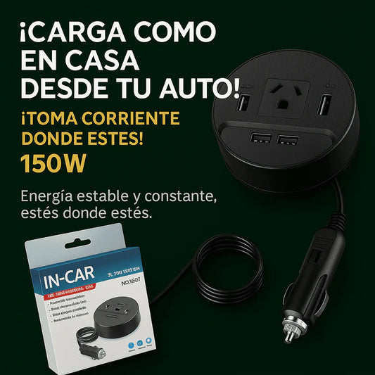 Inversor de corriente para vehículo 12V / 24V a 220V