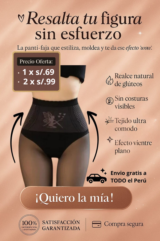 Medias Pantys PUSH UP Efecto Piel – CON POLAR