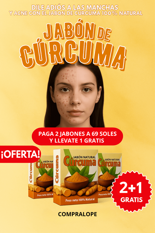 JABON CURCUMA NATURAL🌟🌟🌟🌟🌟