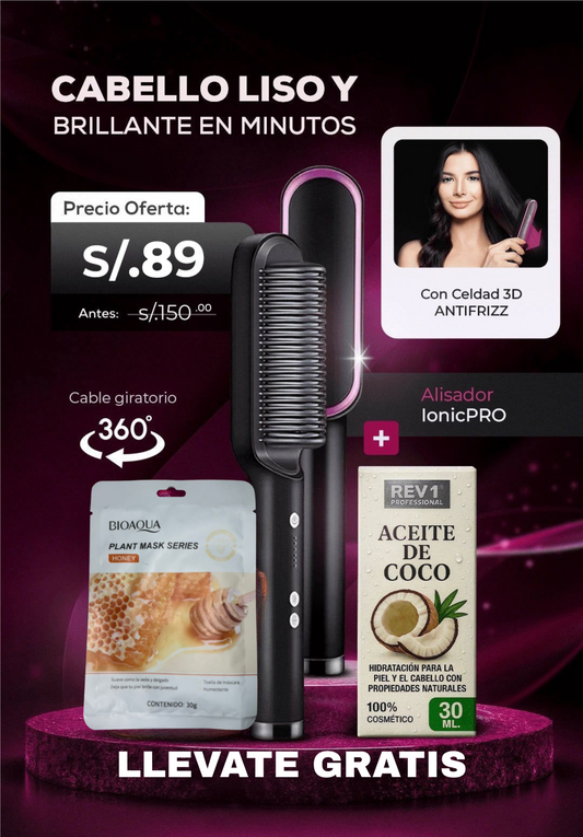 PEINE ALISADOR PRO BLACK