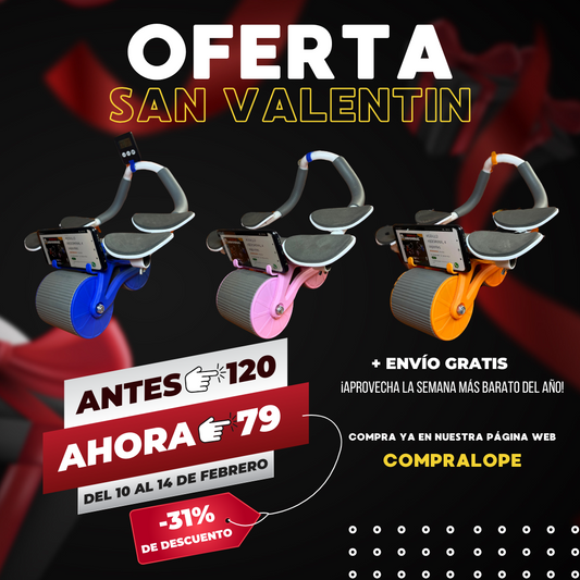 RODILLO ABDOMINAL 4 SOPORTES