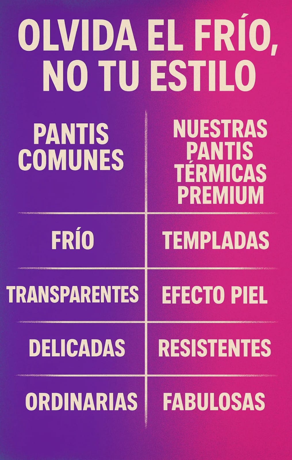 Medias Pantys PUSH UP Efecto Piel – CON POLAR