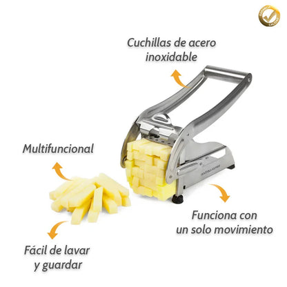 CORTADOR DE PAPAS Y VERDURAS multifuncional acero inoxidable🌟